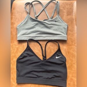 Nike Sports Bras, Set of 2, Size MEDIUM